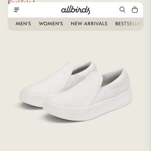 allbirds Women's Slip-On Sneakers in White
